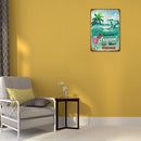 #A Summer Tropical Bar Plate Metal Tin Sign Plaque for Pub Club Wall Home Deco