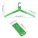 #A Travel Hangers - Metal Aluminum Alloy Heavy Duty Folding Hangers for Camping
