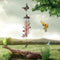 Animal Wind Chime Outdoor, Wind Bell Tubes, for Garden, Yard (Butterfly) Newly