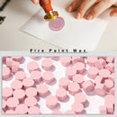 100pcs DIY Octagonal Wax Stamp Pink Ancient Tablet Pill Beads for Envelope