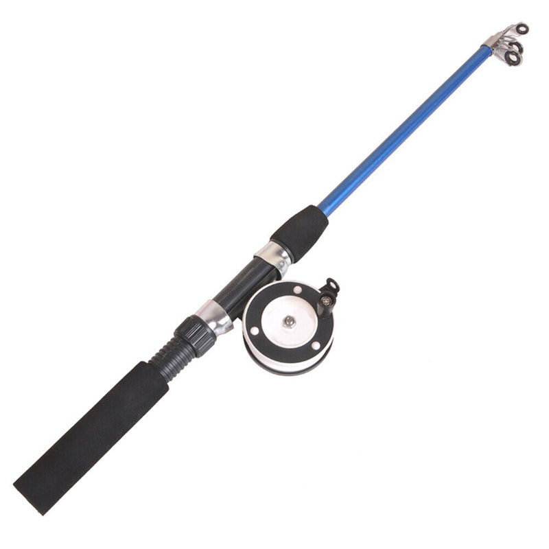 Ice Winter Fishing Rod with Reel Combo Mini Feeder Sea Fishing Pole Wheel Set
