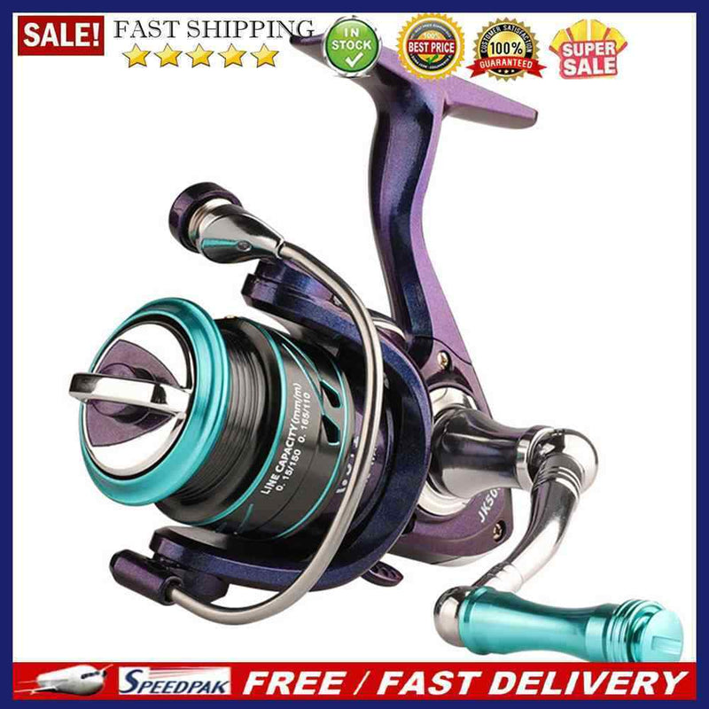 Right/Left Hand Interchangeable Spinning Fishing Reel Metal Spool Fishing Tackle