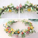 Daisy Flower Rose Crown Floral Wreath Headband Colorful Flower Bridal H2I3