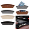 PU Leather Catcher Box Car Seat Slit Storage Pocket (Black)