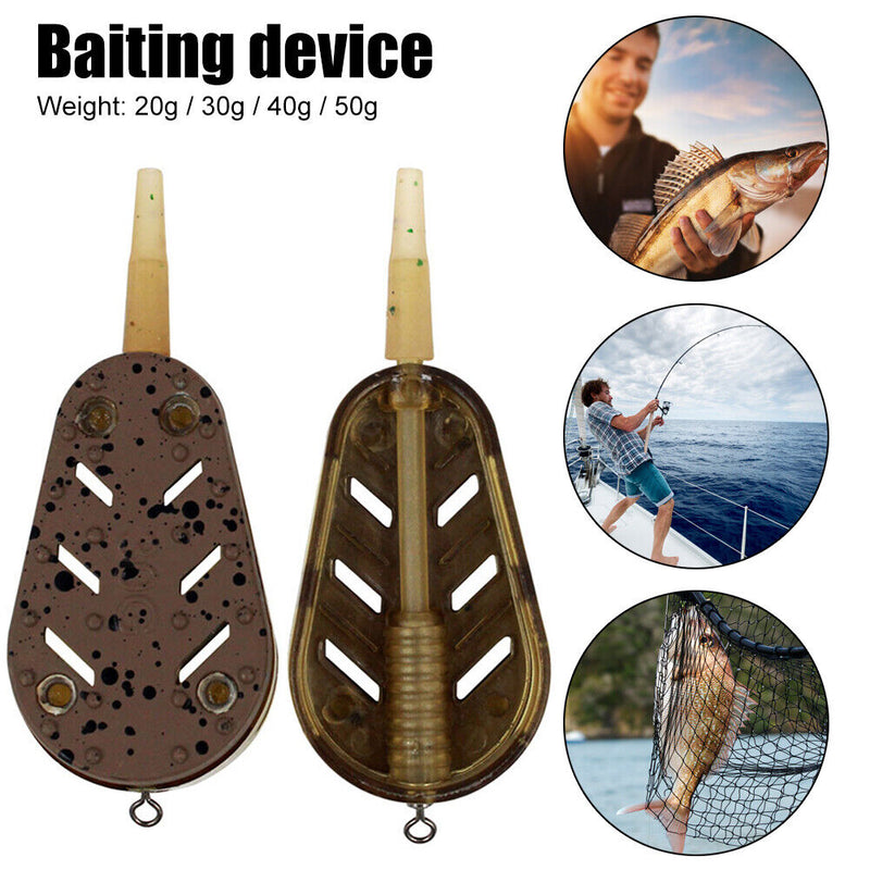 Carp Fishing Feeder Holder Explosion Hooks Inline Method Feeder Tackle Accessory