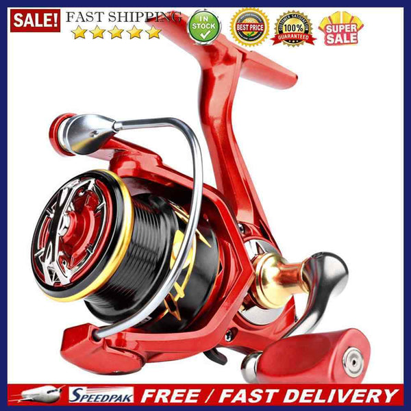 Fishing Reel 6.2 1 5+1BB Metal Spool Spinning Wheel Tackle Drag System Fishing