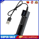 1Slot Charger for 16340 14500 18650 26650 3.7V Rechargeable Lithium Battery