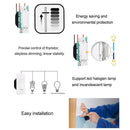 Adjustable Light Switch Dimmer Switch Brightness Controller Stepless Dimming