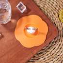 5pcs Silicone Cup Cover Heat-resistant Leak Proof Cartoon Lid (Elk)