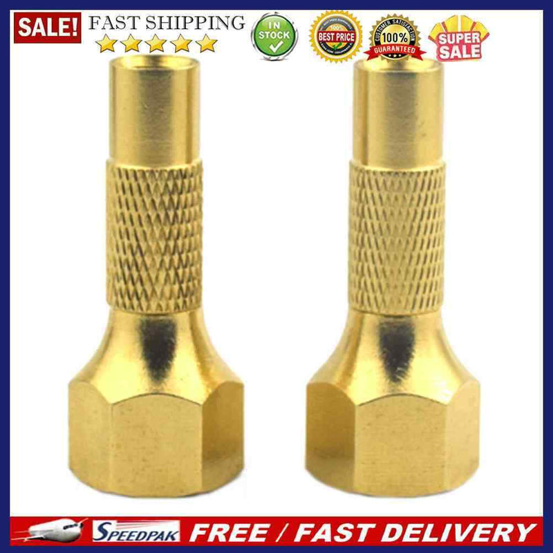 2pcs Heavy Duty Screw-On Tire Pump Air Chuck Vehicle Inflator Gauge Accesso