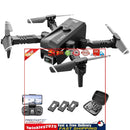 WLR/C KK1 4K HD Dual Camera Foldable RC Drone Kids Toys with 3 Battery Newly
