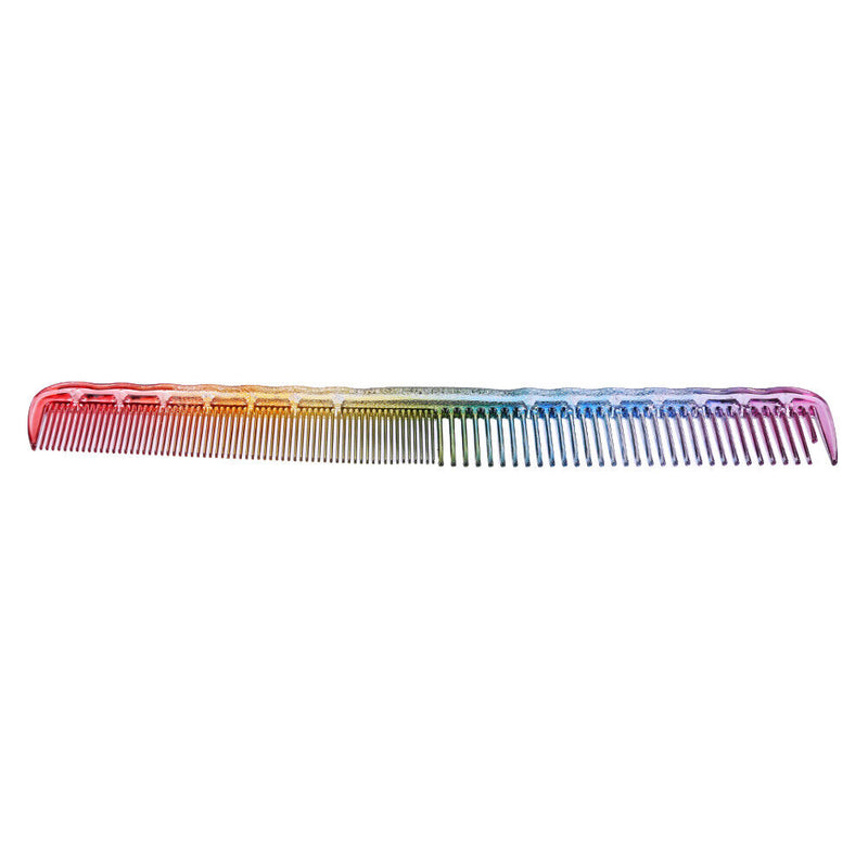Anti-static Double Head Heat Resistant Rainbow Comb Hairdresser for Hair Cutt