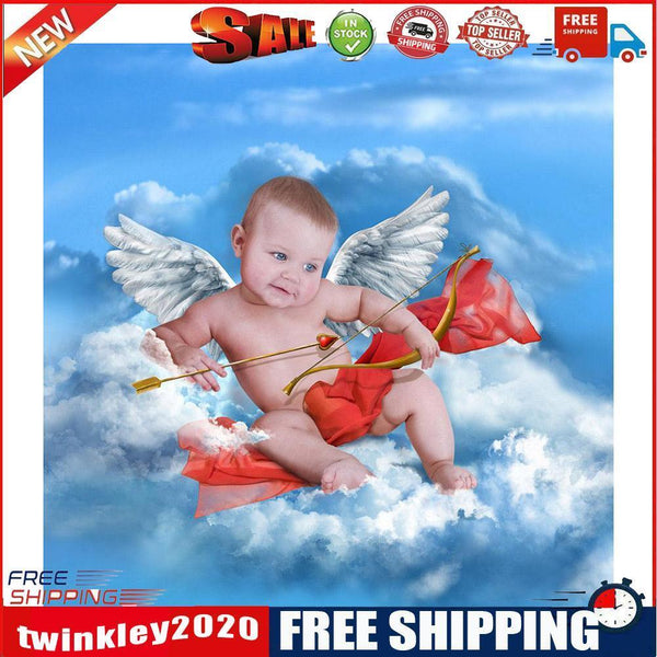 DIY 5D Diamond Embroidery Painting Love Boy Wings Full Drill Cross Stitch