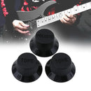 3pcs Plastic Electric Guitar Volume Adjusting Rotary Knob Potentiometer Cap