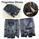 Accessories Rivet Motor Ride Punk Glove Fingerless Gloves Leather Mittens