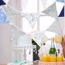12 Flags 3.2m Double-Sided Bunting Pennant Wedding Party Decorative Banner Flag