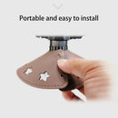 PU Leather Star Table Lamp Shade Covers Detachable Decorative Lampshade Cases