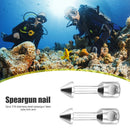 2x Stainless Steel Spearfishing Spear Band Wishbone Nail Fish Fork Fishing Tool