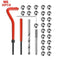 M6 x 1.0 Thread Repair kit 25 piece Compatible 6mm Damaged Threads. 2Q6W 7 Z9E7