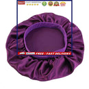 Satin Bonnet Silk Sleep Cap Adjustable Cap Salon Bonnet for Women Braids Hair