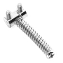 6pcs Zinc Alloy Compensated Saddles for Telecaster Electric Guitar Bridge
