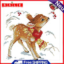 14CT Printed Partial Cross Stitch DIY Little Deer Hand Painting Room Decoration