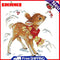 14CT Printed Partial Cross Stitch DIY Little Deer Hand Painting Room Decoration