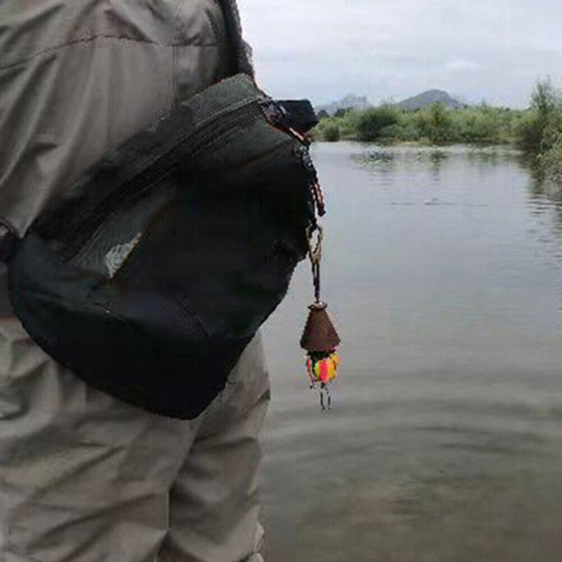 Portable Fishing Bait Hook Storage Hanger Holder Baits Container Bag Accessories