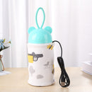 USB Travel Mug Milk Water Warmer Baby Nursing Bottle Thermostat Heater (A)