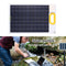 Waterproof 20W 18V Solar Panel Phone Tablet QC3.0 4 Ports USB Fast Charger
