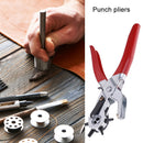 Leathercraft Eyelet Puncher Plier Sewing Machine Belt Revolve Punching Hand Tool