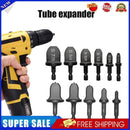 11pcs Hex Shank Imperial Pipe Expander Electric Drill Bit Flaring Tools