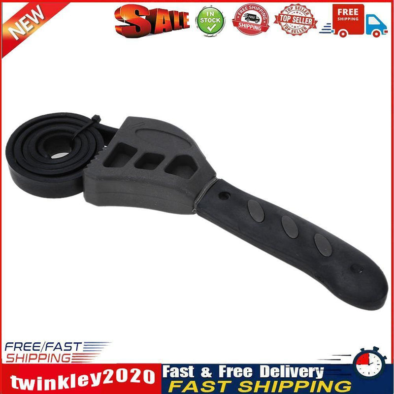Multi Function Adjustable Belt Spanner Universal Rubber Strap Wrench Tool Newly