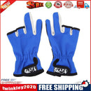 Anti Slip Slip-resistant 3 Low-Cut Fingers Fishing Gloves Tackle