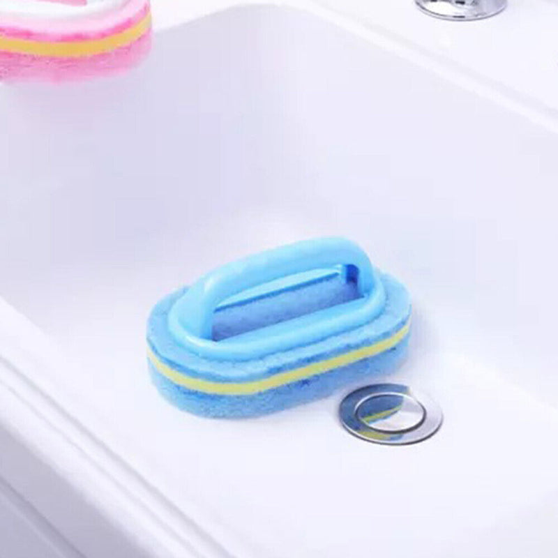 Washing Ceramic Tile Bathtub Cleaner Cleaning Brush Handheld Sponge Plastic