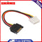 SATA 15pin Male IDE Big 4pin Hard Drive Cable Connector Power Cord