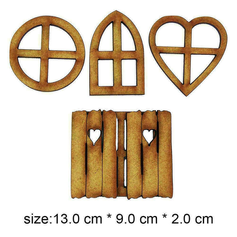 1Set Sweet Home Hanging Hollow Plywood Wooden Plaques Shabby Door Sign L3H8 Q8J1