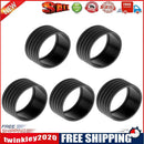 5pcs Tennis Racket Handle Ring Badminton Racquet Grip Band Overgrip (Black)