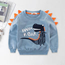 O-Neck Children Kids Boys Long Sleeve Cartoon Print Autumn Lovely Sweatshirt
