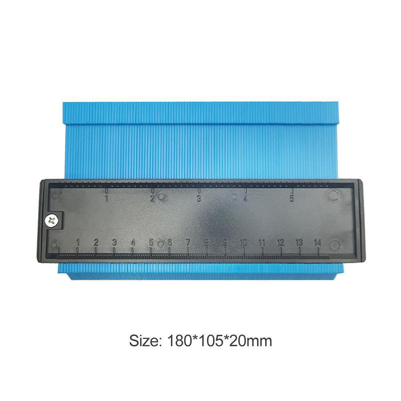 Plastic Profile Copy Gauge Contour Duplicator Standard Marking Tools (Blue)