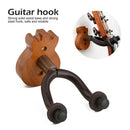 Guitar Hanger Hook Holder Ukulele Bass Wooden Wall Mounted Bracket Display Rack