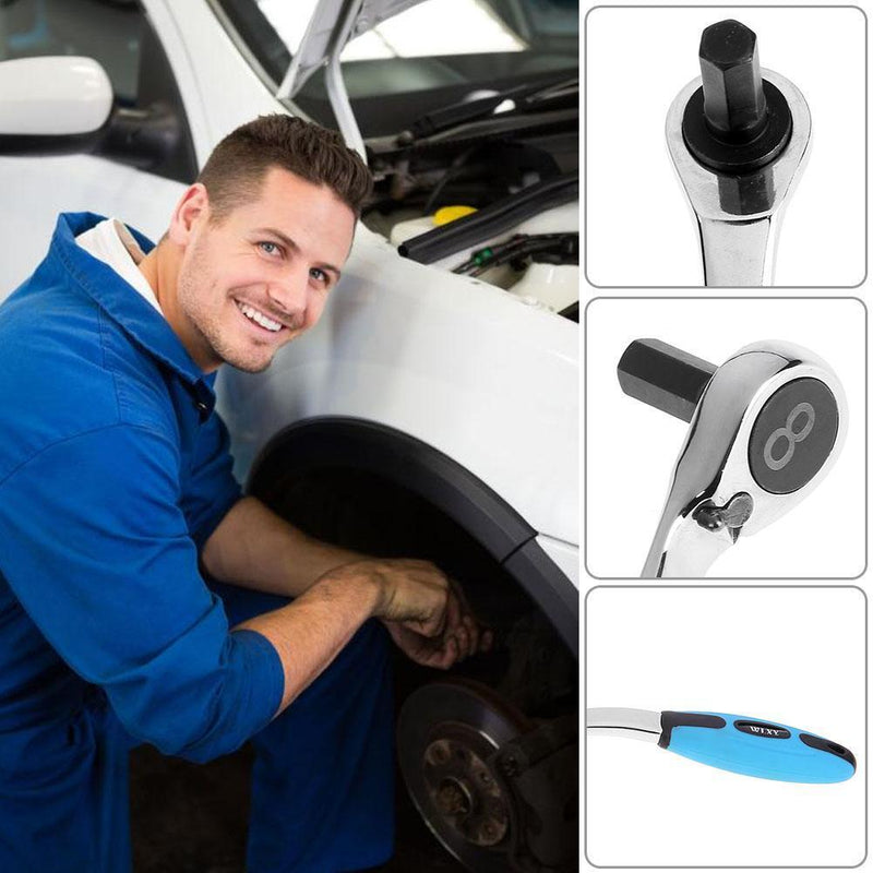 Torque Ratchet Manual Quick Release Hexagon Wrench Car Repair Tools(8mm)