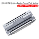 MK-200 Aluminum Alloy M.2 Solid State Hard Disk Heatsink for NGFF NVMe 2280 SSD