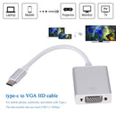 USB 3.1 Type C Male to VGA Female Adapter Converter for Laptop PC Phone Tablet