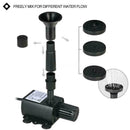 Solar Panel Kit Water Pump Pond Fountain Pool Submersible Outdoor Garden H4B4