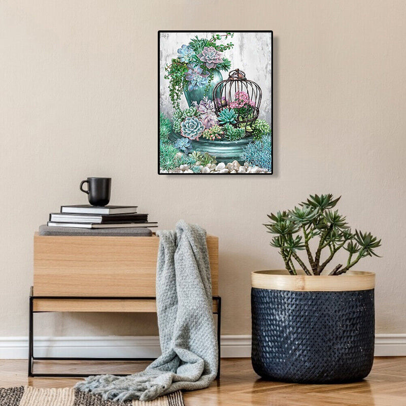 Painting By Numbers Flower DIY Oil Coloring Pictures Living Room Home Wall Art