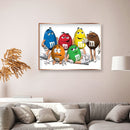 Full Embroidery Cartoon Chocolate Kit Stamped 11CT 3 Strands DIY Cross Stitch
