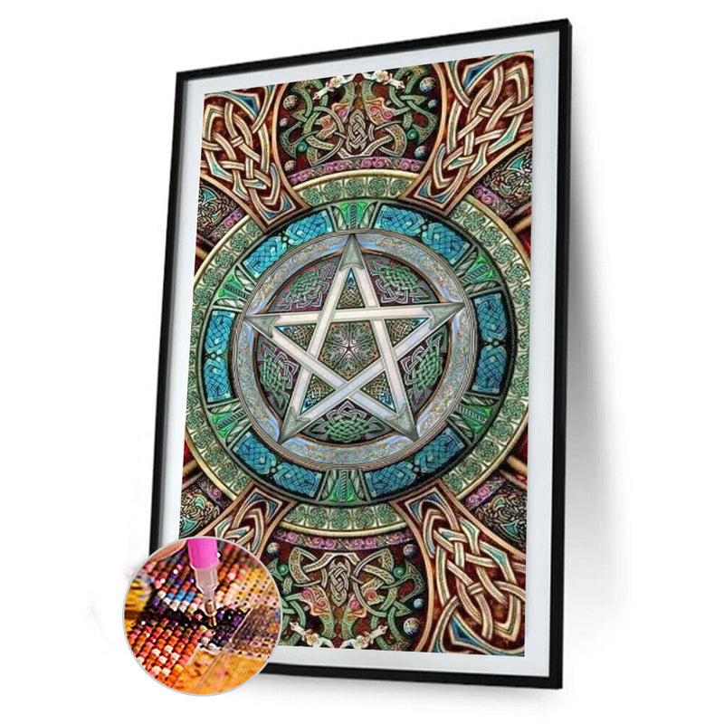 5D Full Square Drill Drawing Picture Totem Diamond Painting Living Room Ornam
