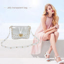 Women Fashion PVC Transparent Crossbody Bag Trending Travel Small Messenger Bag