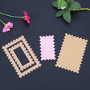 3pcs Square Paper Card Punching Molds Embossing Paper Crafts Scrapbooking Scrapbooking Scrapbooking